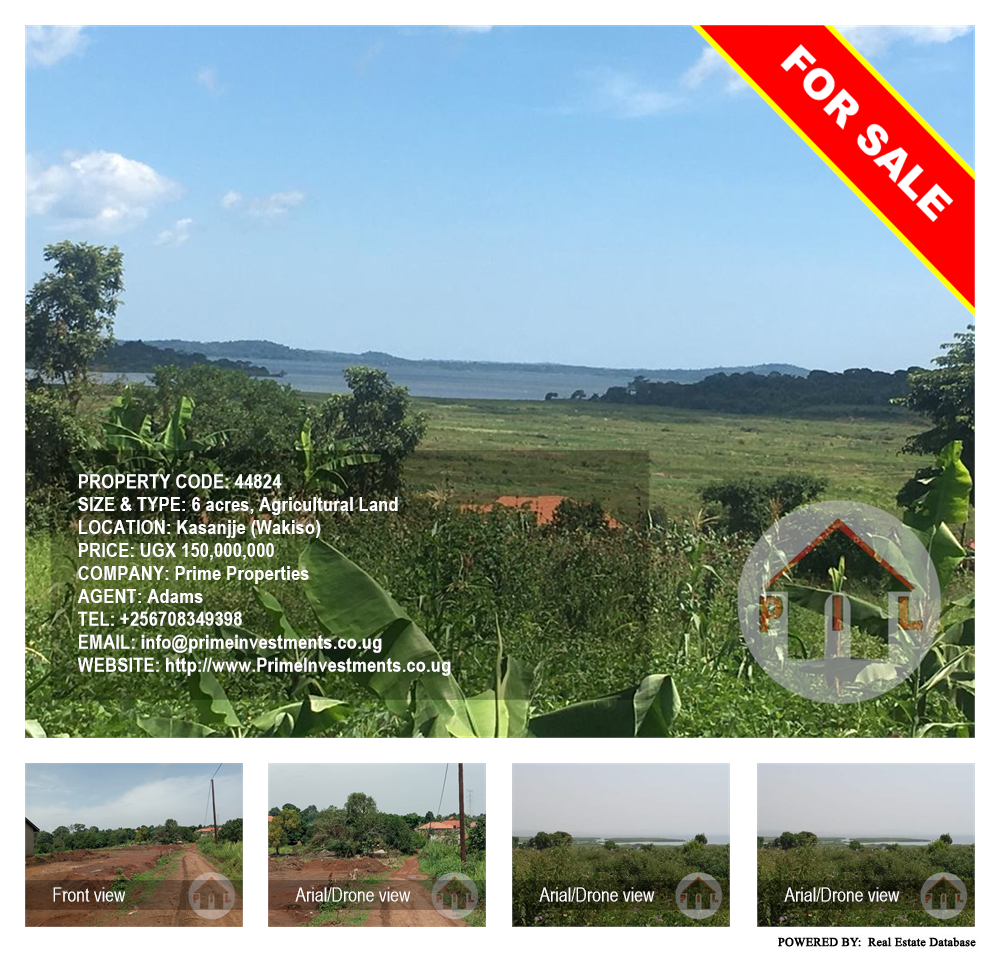 Agricultural Land  for sale in Kasanjje Wakiso Uganda, code: 44824