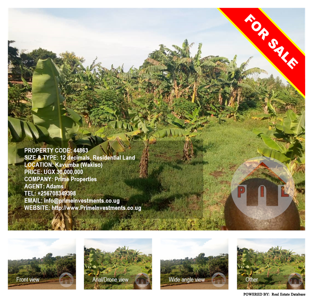 Residential Land  for sale in Kavumba Wakiso Uganda, code: 44863