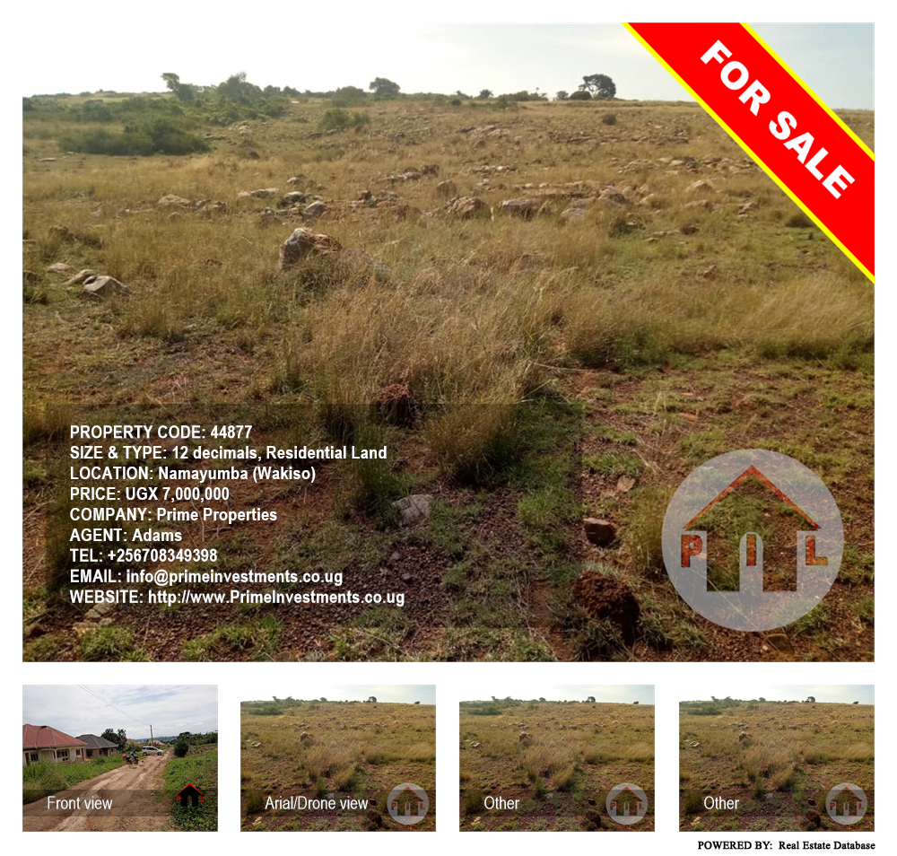 Residential Land  for sale in Namayumba Wakiso Uganda, code: 44877