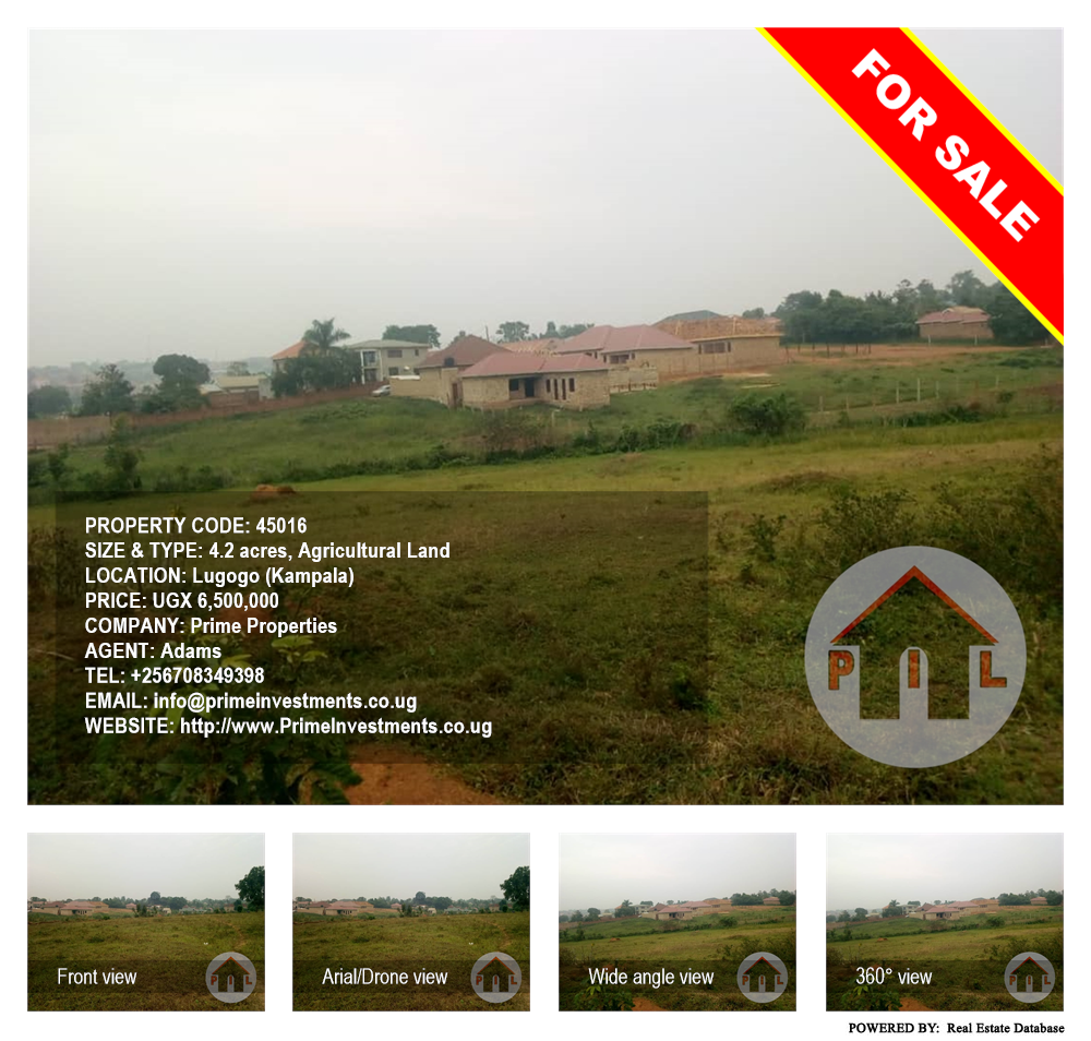 Agricultural Land  for sale in Lugogo Kampala Uganda, code: 45016