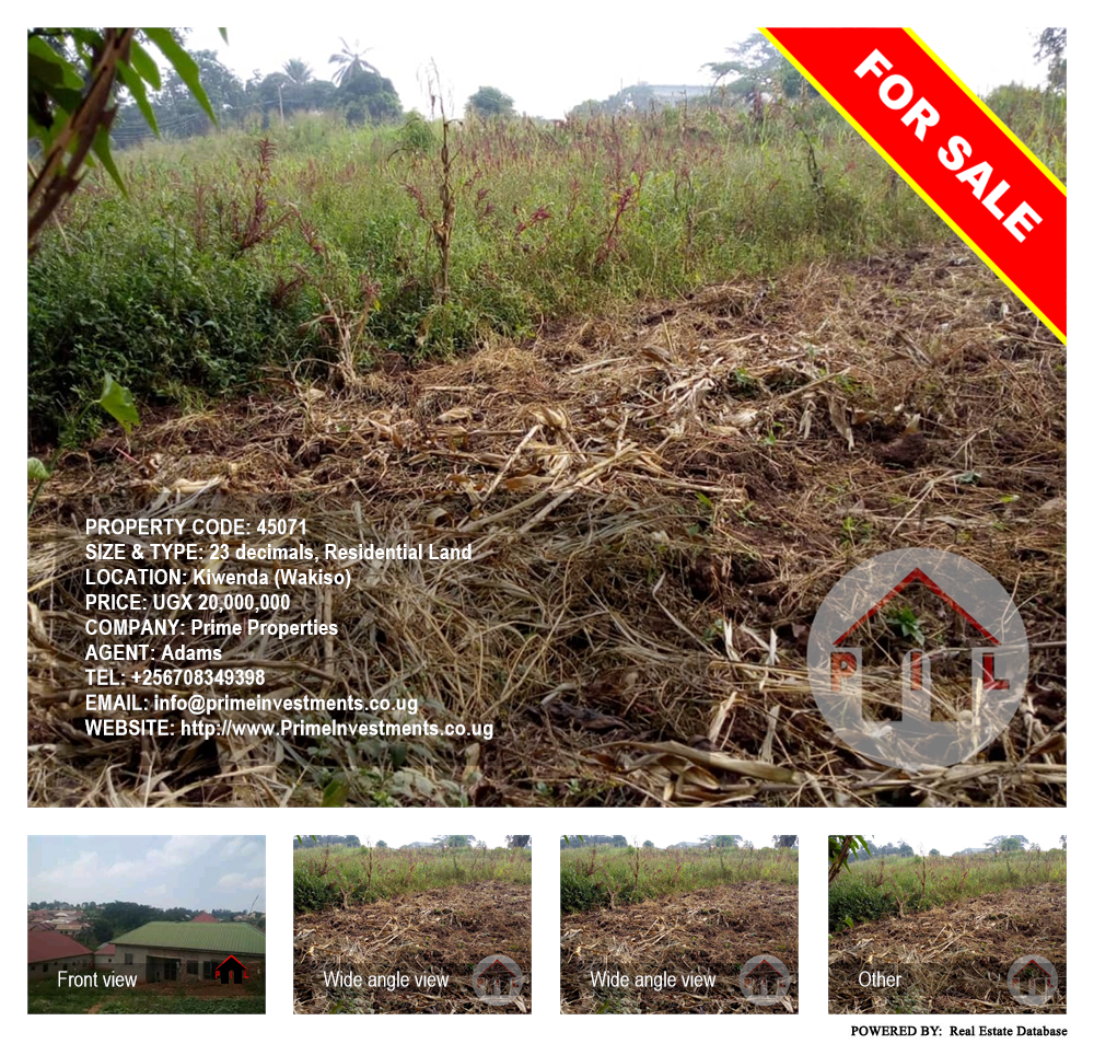 Residential Land  for sale in Kiwenda Wakiso Uganda, code: 45071