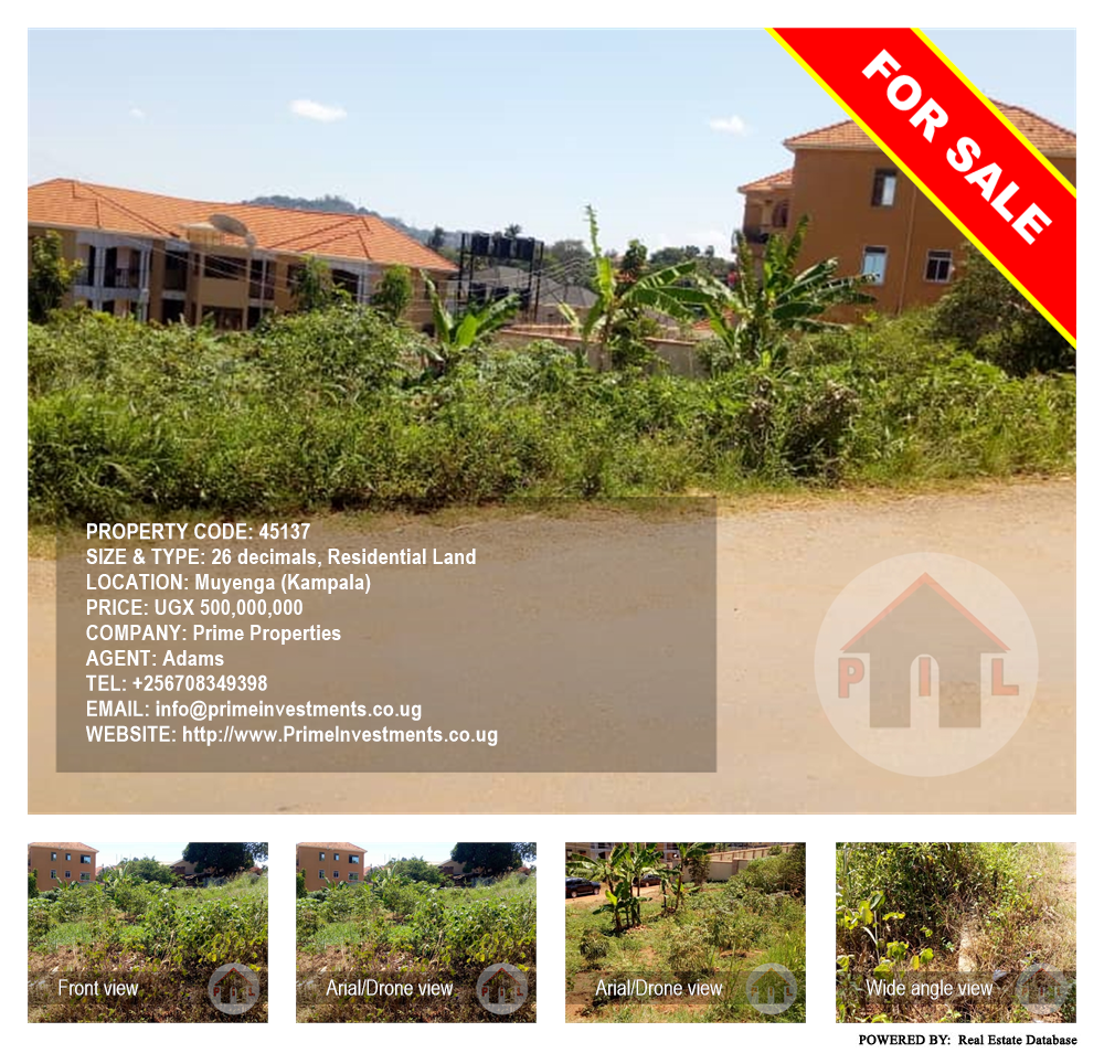 Residential Land  for sale in Muyenga Kampala Uganda, code: 45137