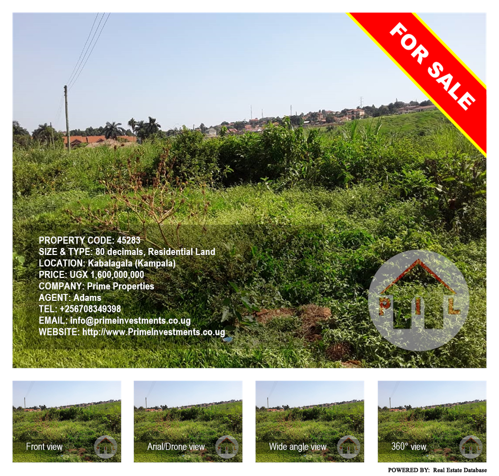 Residential Land  for sale in Kabalagala Kampala Uganda, code: 45283