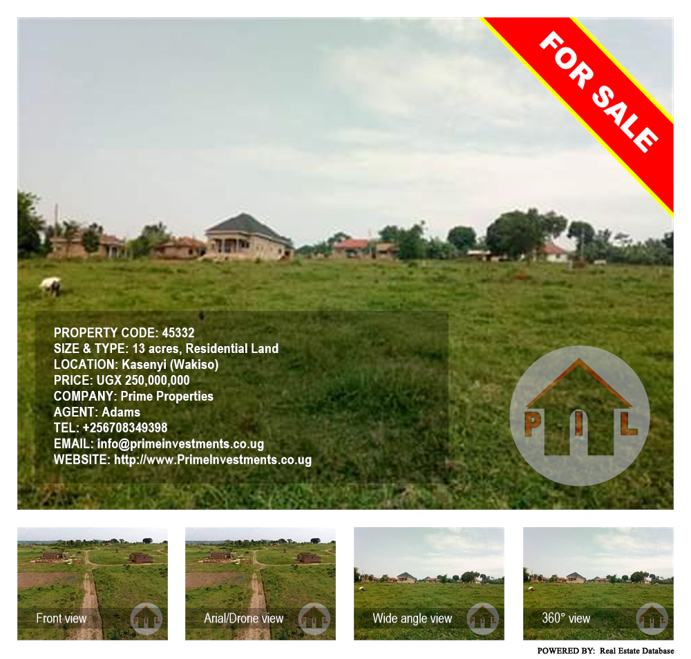 Residential Land  for sale in Kasenyi Wakiso Uganda, code: 45332