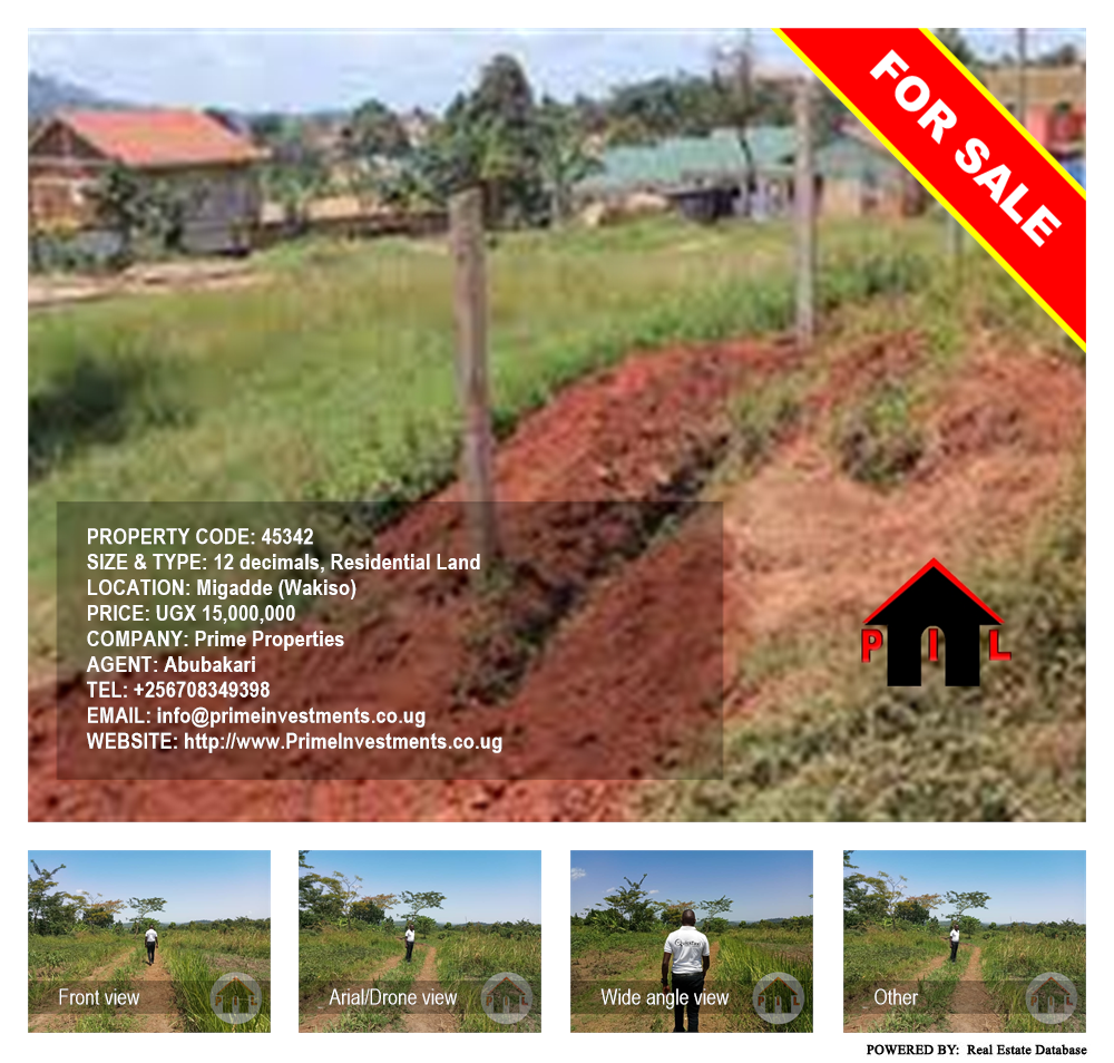 Residential Land  for sale in Migadde Wakiso Uganda, code: 45342
