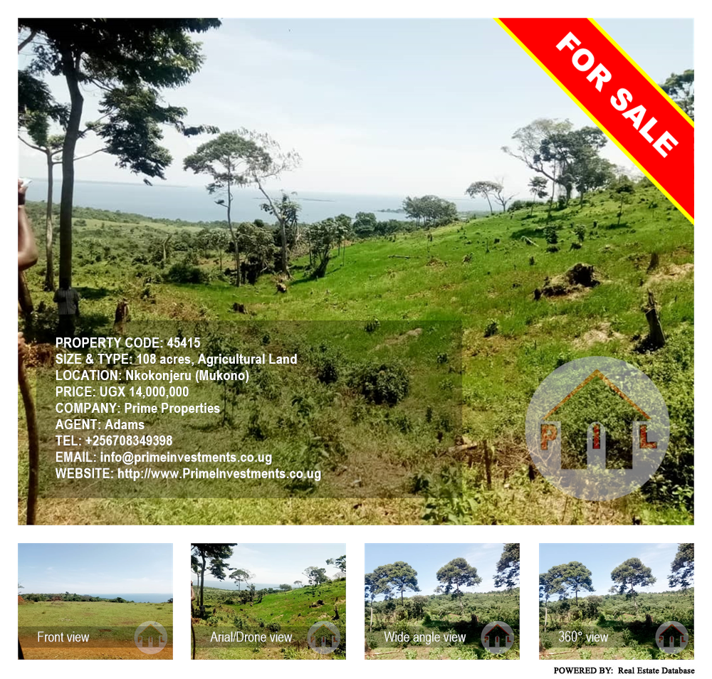 Agricultural Land  for sale in Nkokonjeru Mukono Uganda, code: 45415