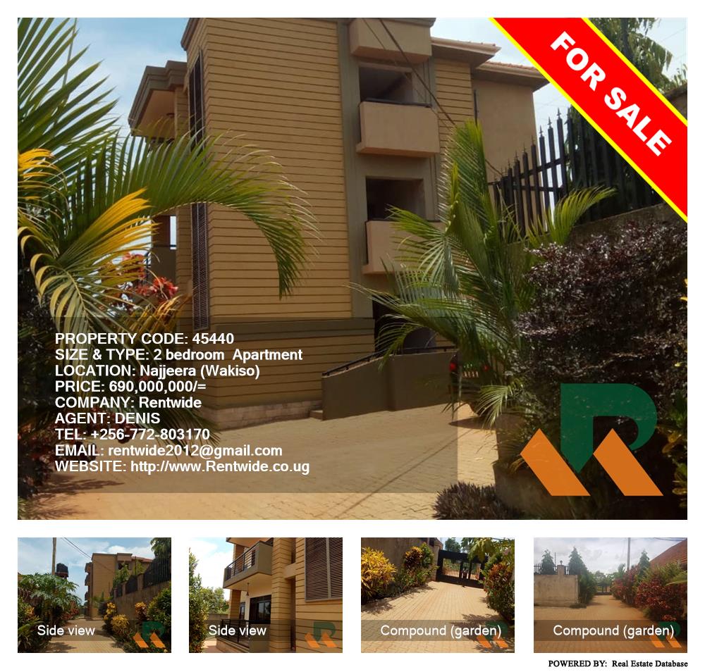 2 bedroom Apartment  for sale in Najjera Wakiso Uganda, code: 45440