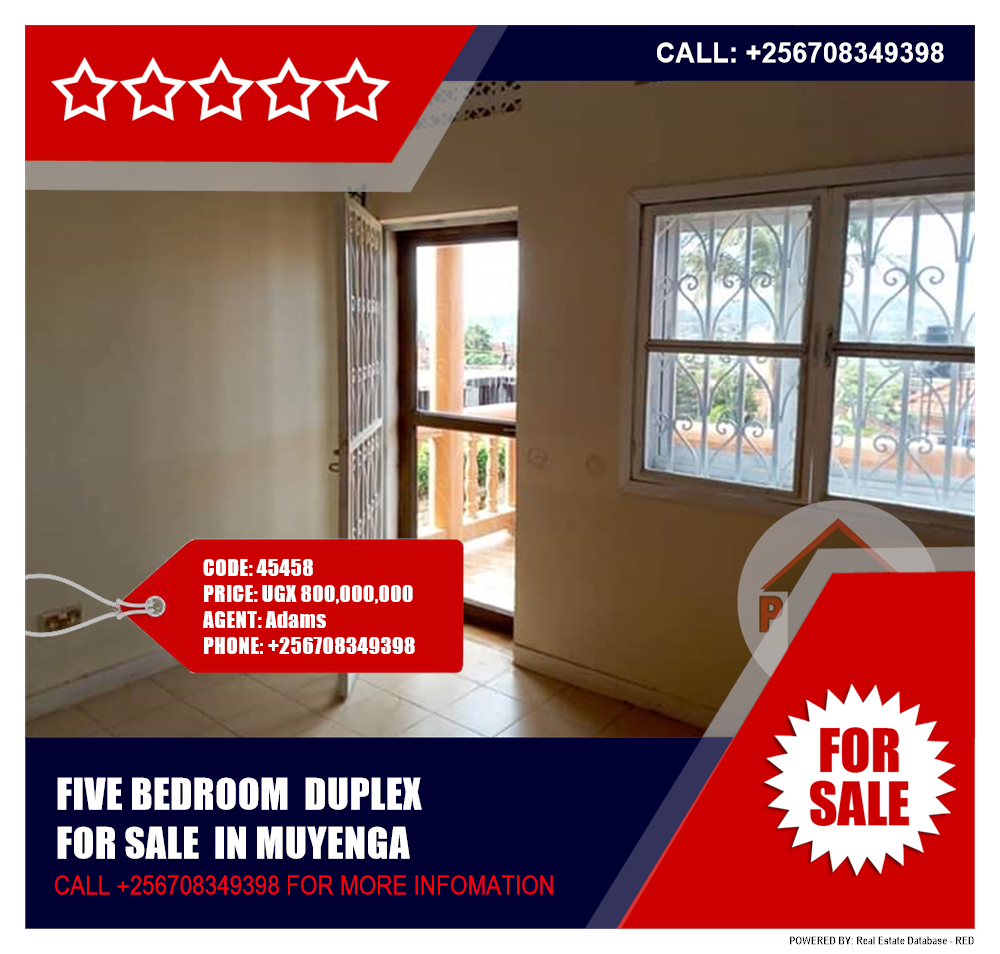 5 bedroom Duplex  for sale in Muyenga Kampala Uganda, code: 45458