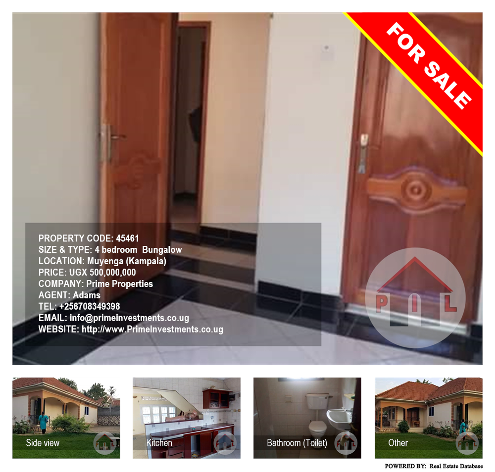 4 bedroom Bungalow  for sale in Muyenga Kampala Uganda, code: 45461