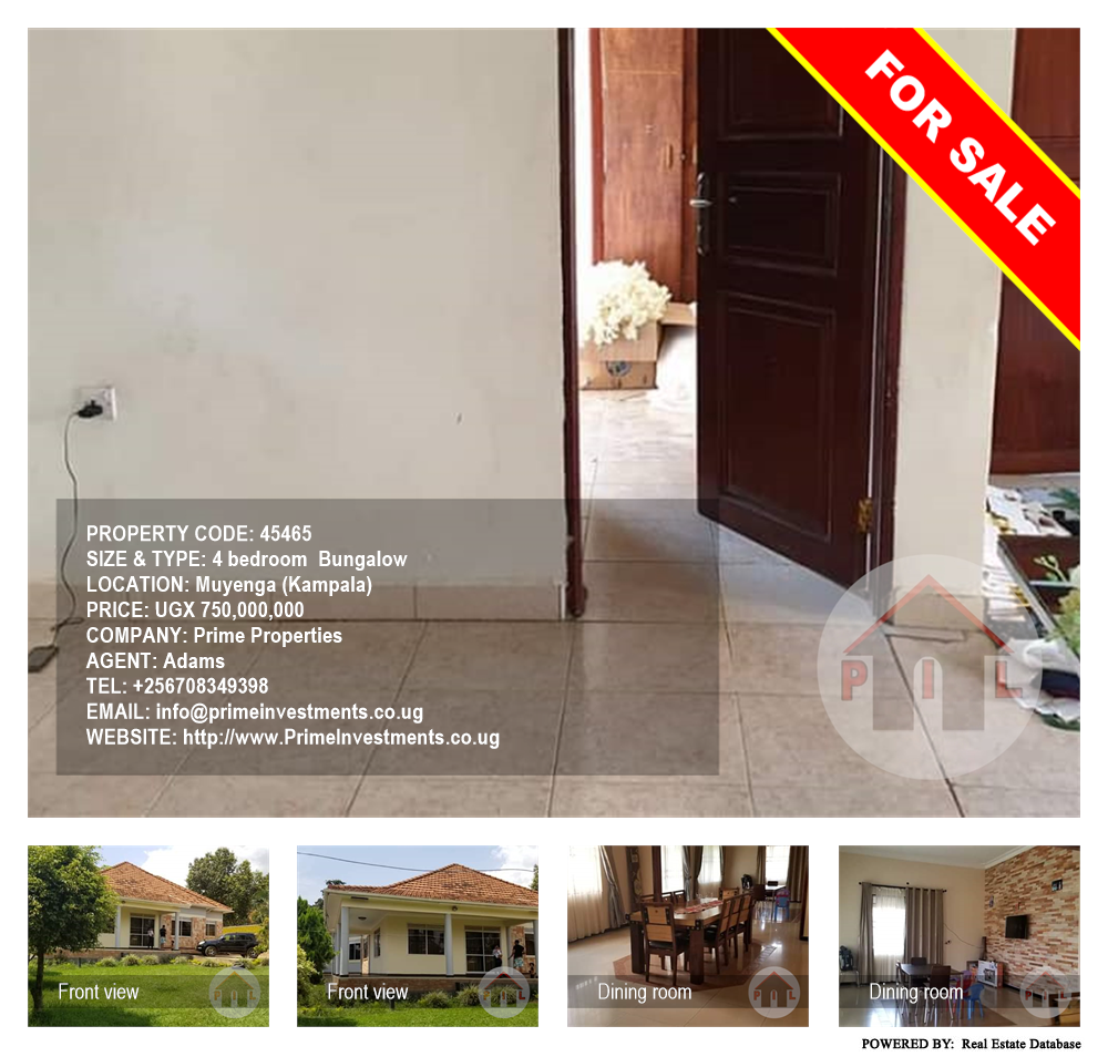 4 bedroom Bungalow  for sale in Muyenga Kampala Uganda, code: 45465