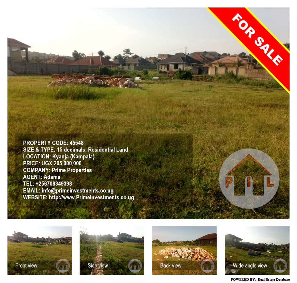 Residential Land  for sale in Kyanja Kampala Uganda, code: 45548