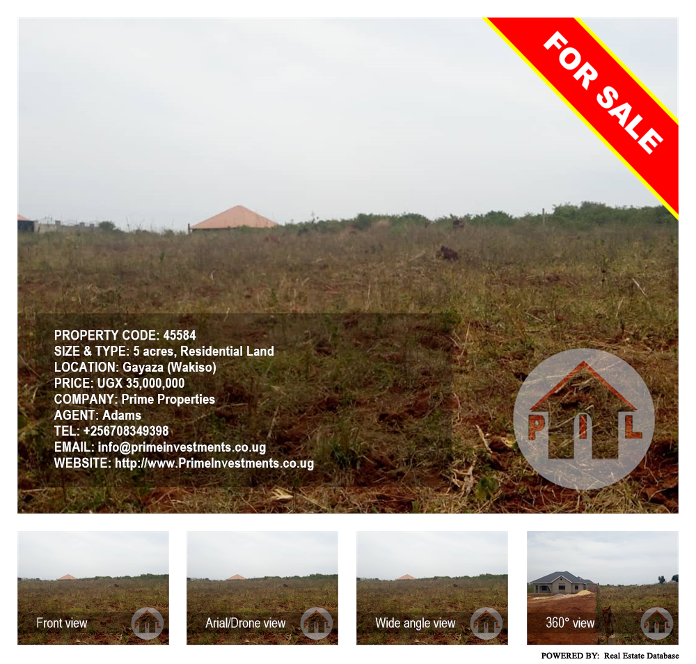 Residential Land  for sale in Gayaza Wakiso Uganda, code: 45584