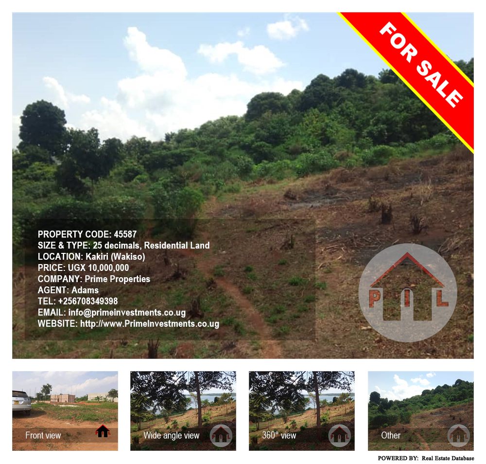 Residential Land  for sale in Kakiri Wakiso Uganda, code: 45587