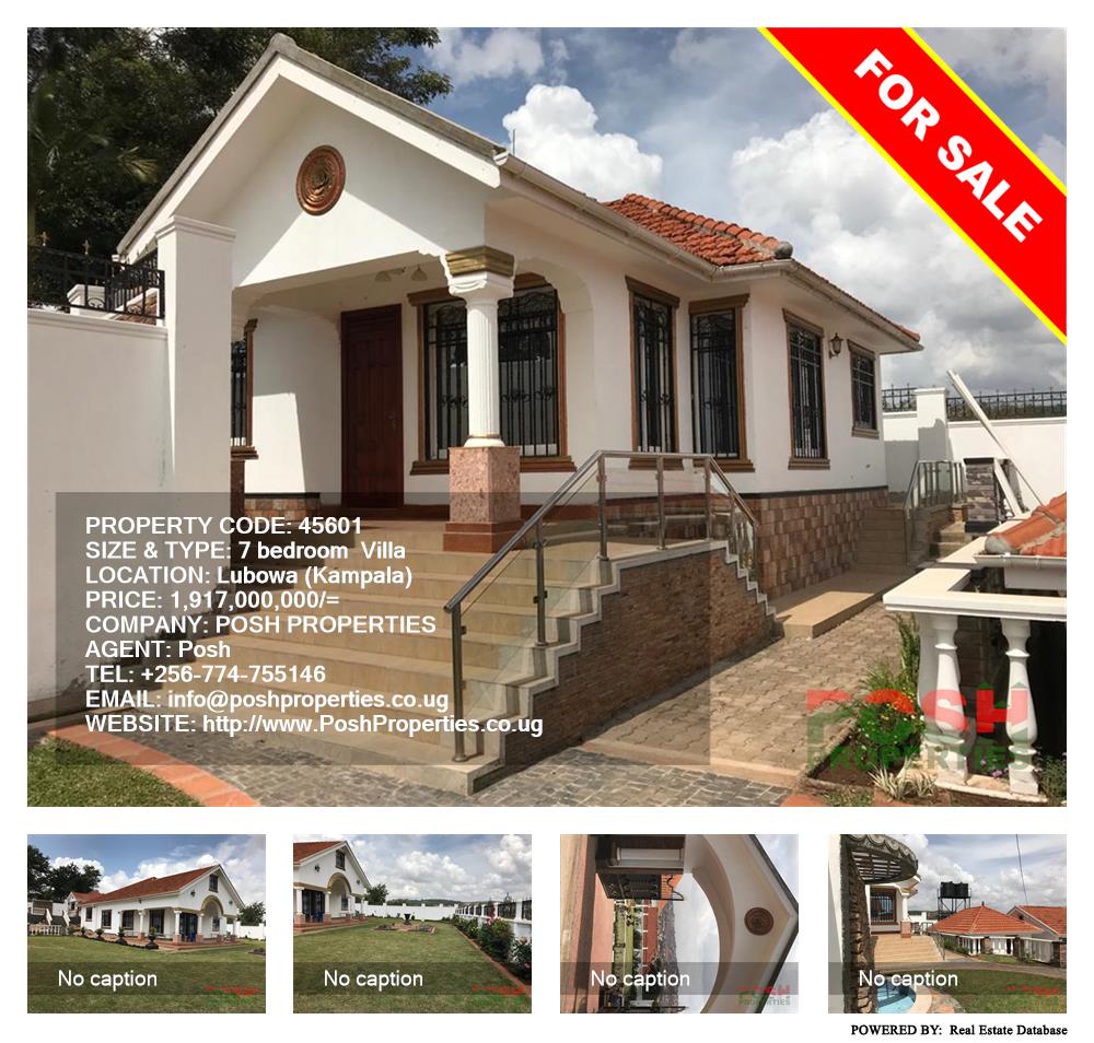 7 bedroom Villa  for sale in Lubowa Kampala Uganda, code: 45601