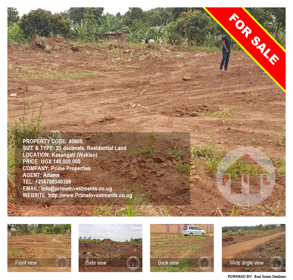 Residential Land  for sale in Kasangati Wakiso Uganda, code: 45609