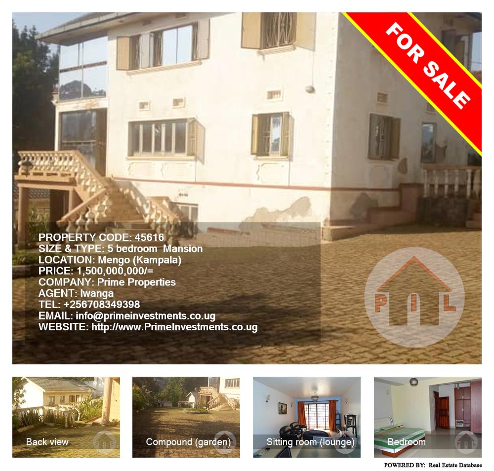 5 bedroom Mansion  for sale in Mengo Kampala Uganda, code: 45616