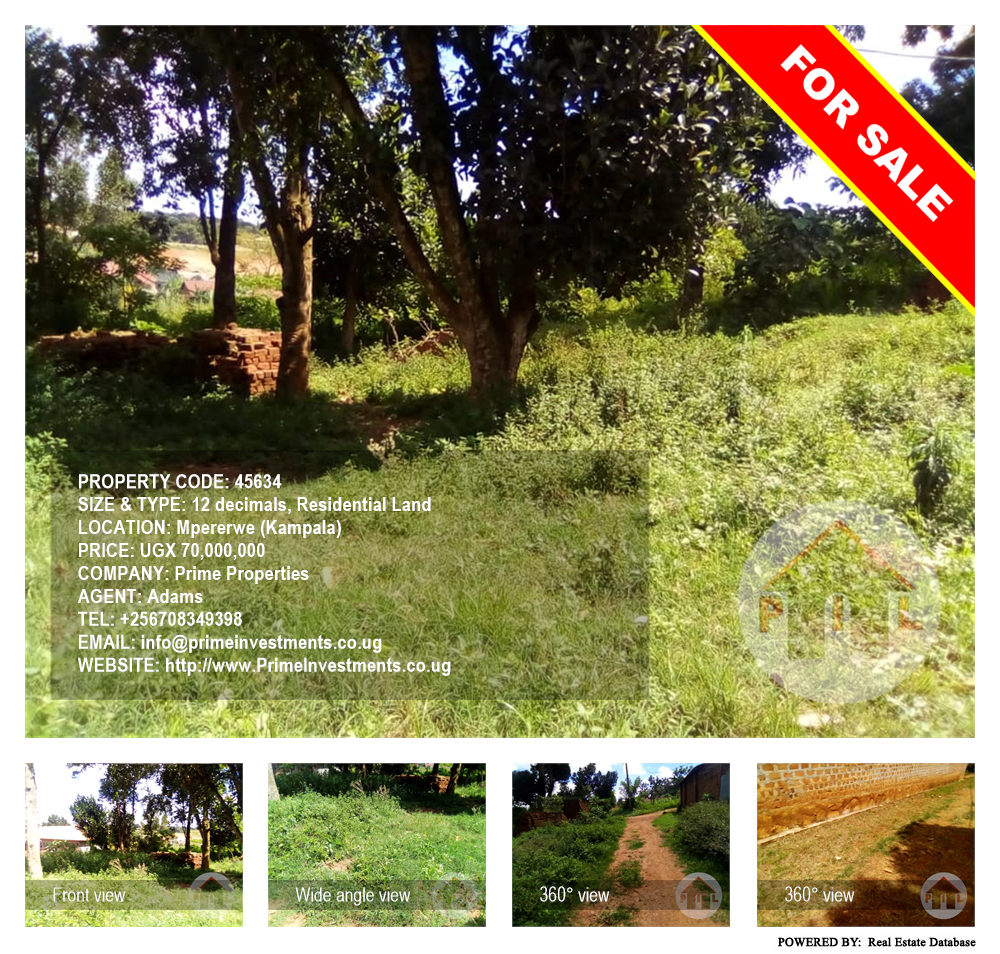 Residential Land  for sale in Mpererwe Kampala Uganda, code: 45634