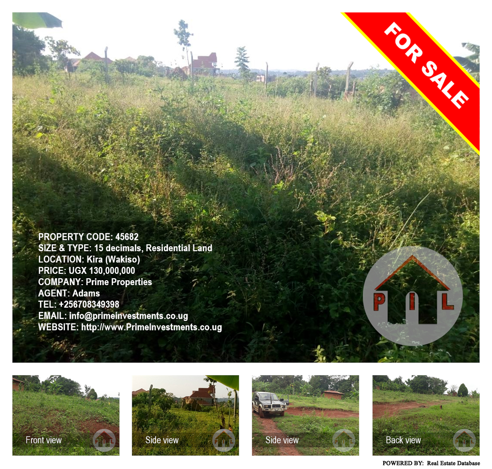 Residential Land  for sale in Kira Wakiso Uganda, code: 45682