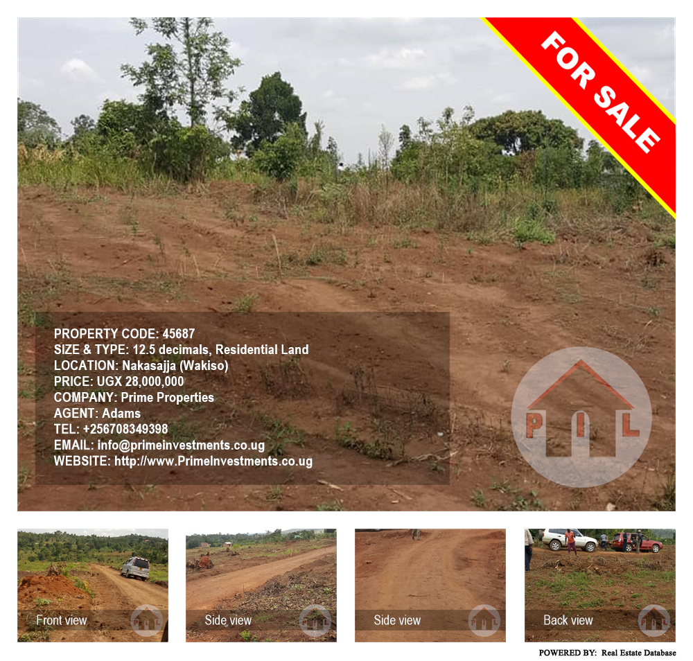 Residential Land  for sale in Nakassajja Wakiso Uganda, code: 45687