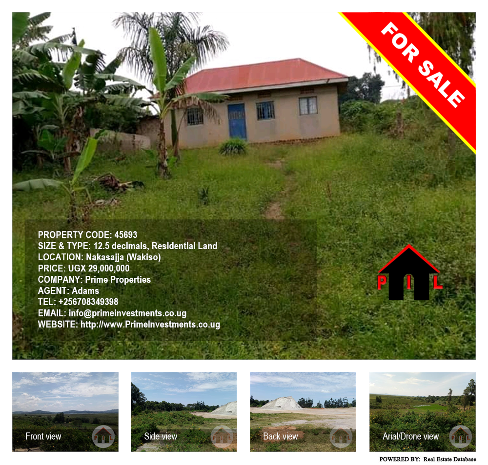 Residential Land  for sale in Nakassajja Wakiso Uganda, code: 45693