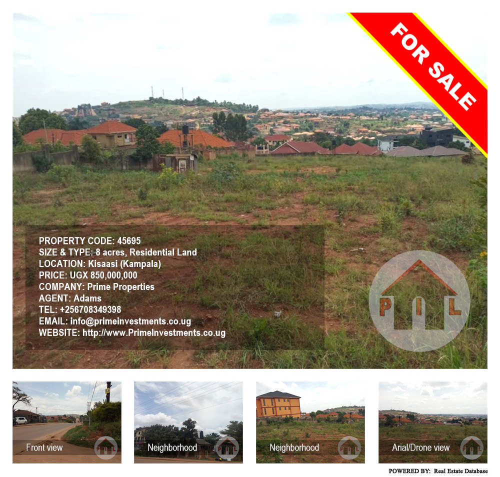 Residential Land  for sale in Kisaasi Kampala Uganda, code: 45695