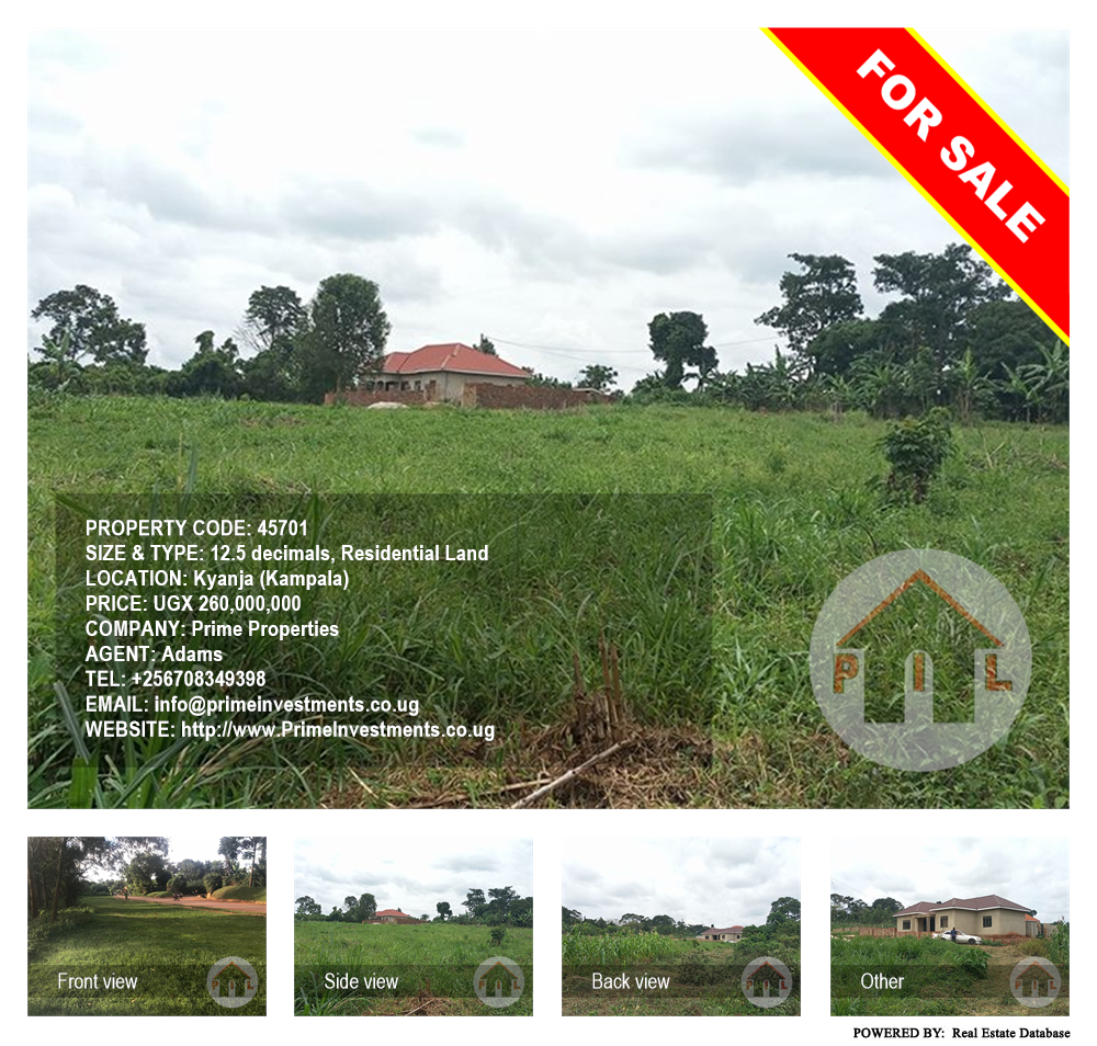 Residential Land  for sale in Kyanja Kampala Uganda, code: 45701