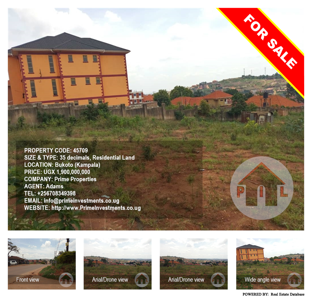 Residential Land  for sale in Bukoto Kampala Uganda, code: 45709