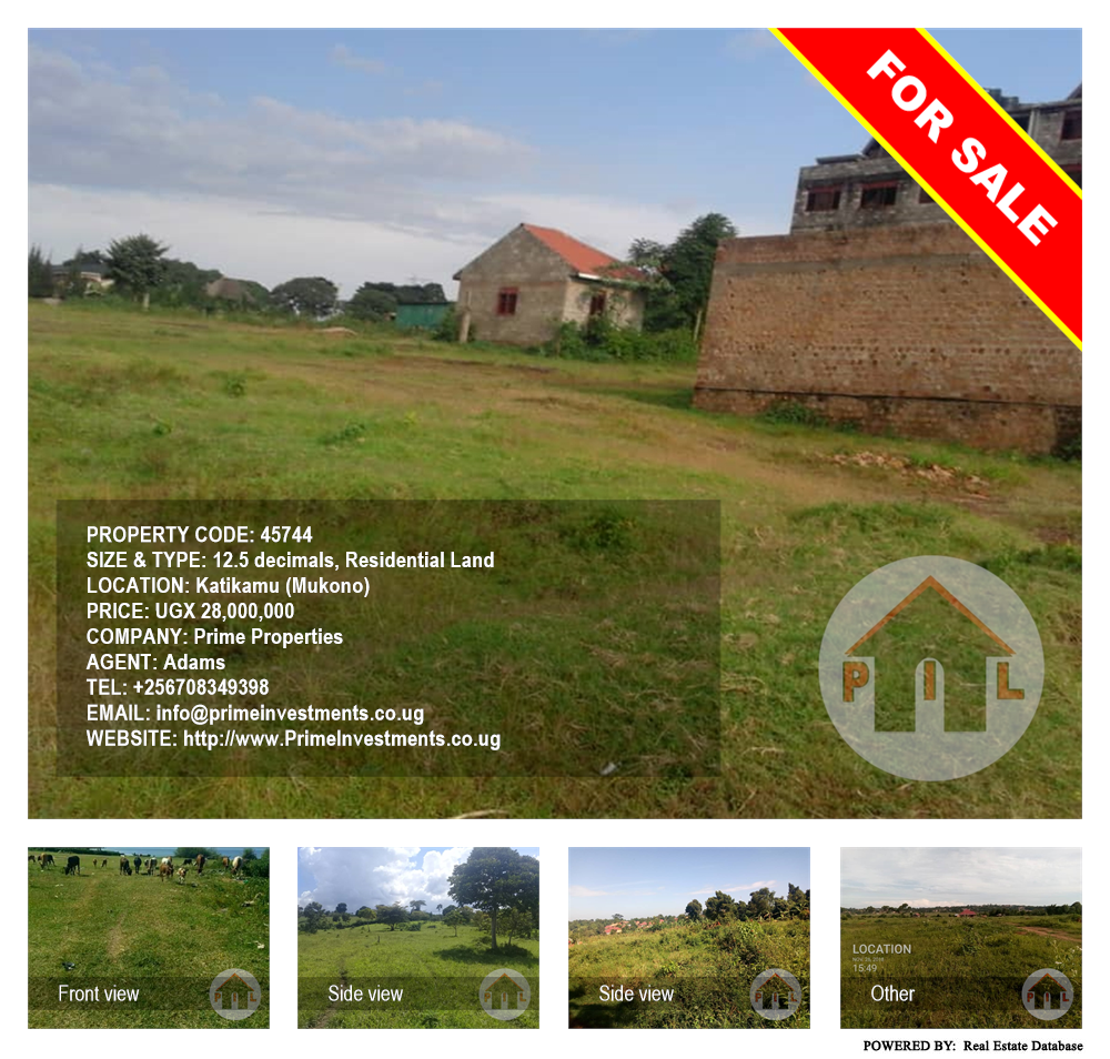 Residential Land  for sale in Katikamu Mukono Uganda, code: 45744