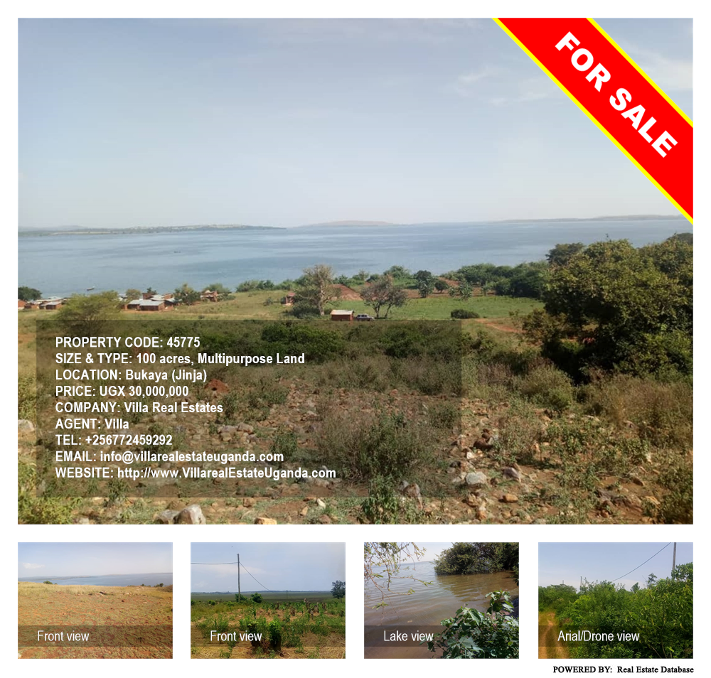 Multipurpose Land  for sale in Bukaya Jinja Uganda, code: 45775