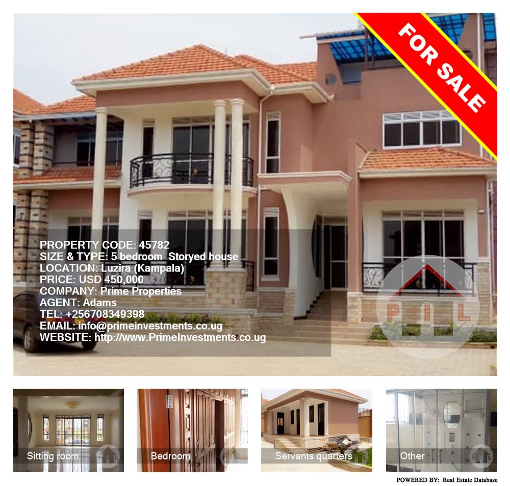 5 bedroom Storeyed house  for sale in Luzira Kampala Uganda, code: 45782