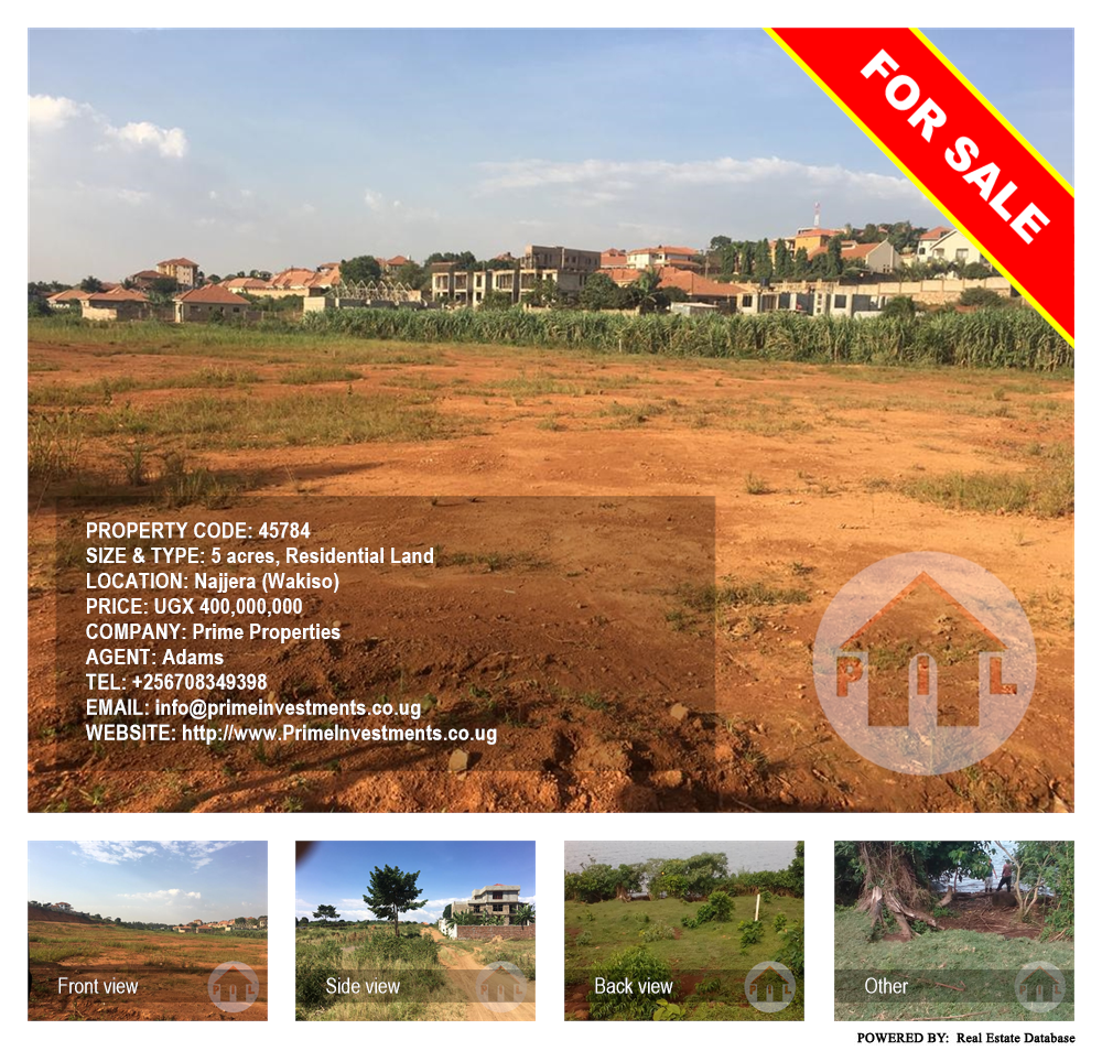 Residential Land  for sale in Najjera Wakiso Uganda, code: 45784