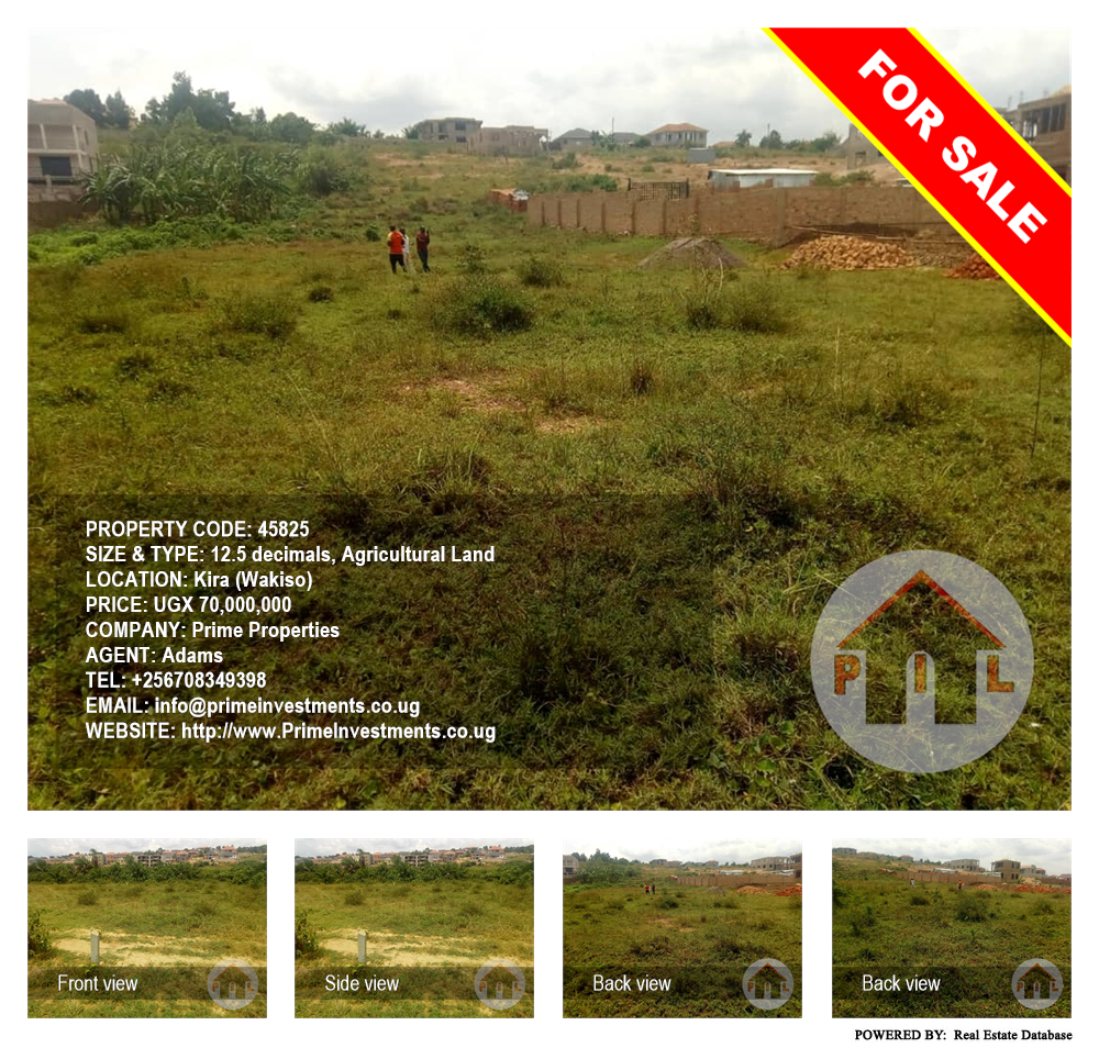 Agricultural Land  for sale in Kira Wakiso Uganda, code: 45825
