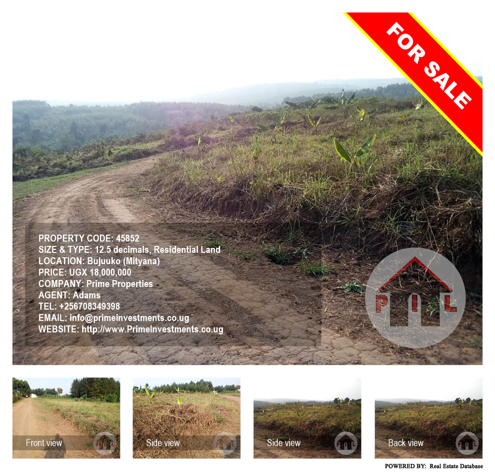 Residential Land  for sale in Bujuuko Mityana Uganda, code: 45852