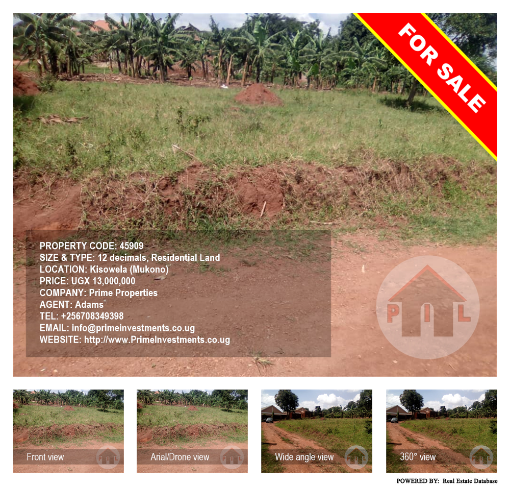 Residential Land  for sale in Kisowela Mukono Uganda, code: 45909