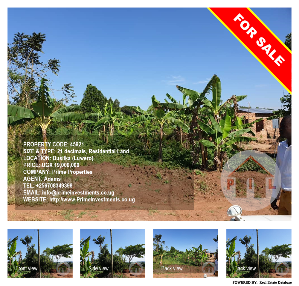 Residential Land  for sale in Busiika Luweero Uganda, code: 45921