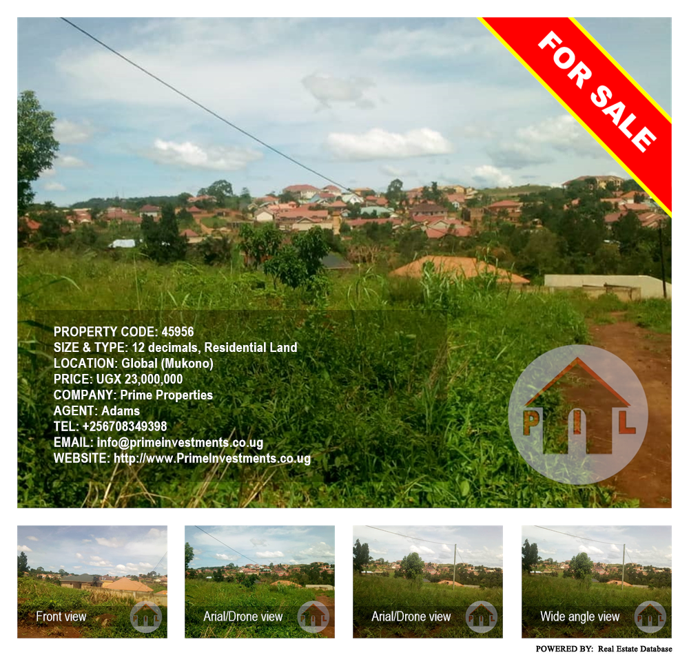 Residential Land  for sale in Global Mukono Uganda, code: 45956
