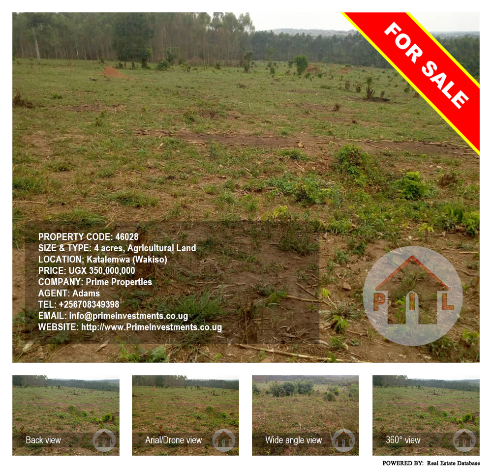 Agricultural Land  for sale in Katalemwa Wakiso Uganda, code: 46028