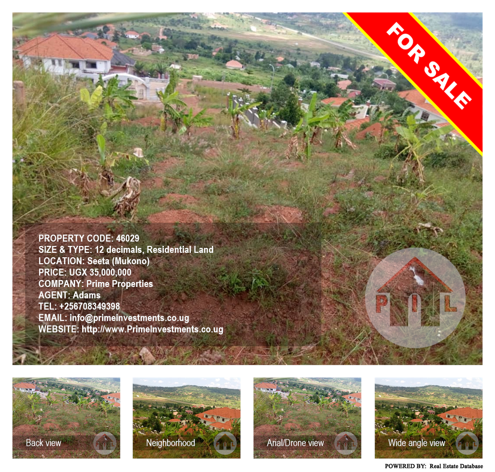 Residential Land  for sale in Seeta Mukono Uganda, code: 46029