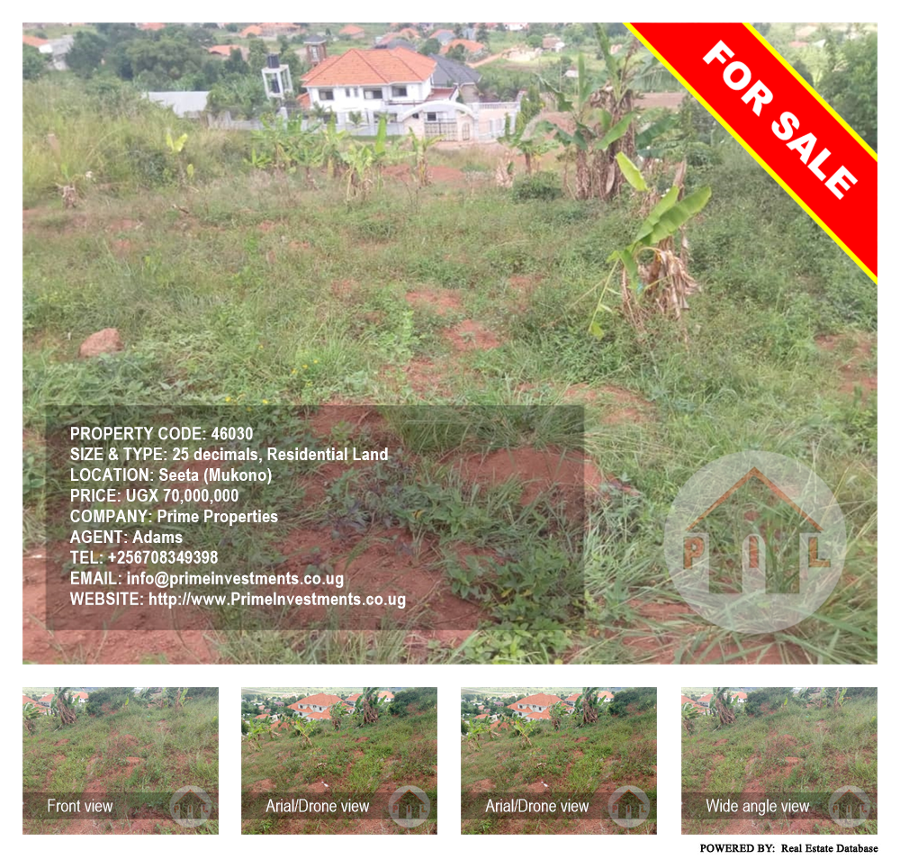 Residential Land  for sale in Seeta Mukono Uganda, code: 46030