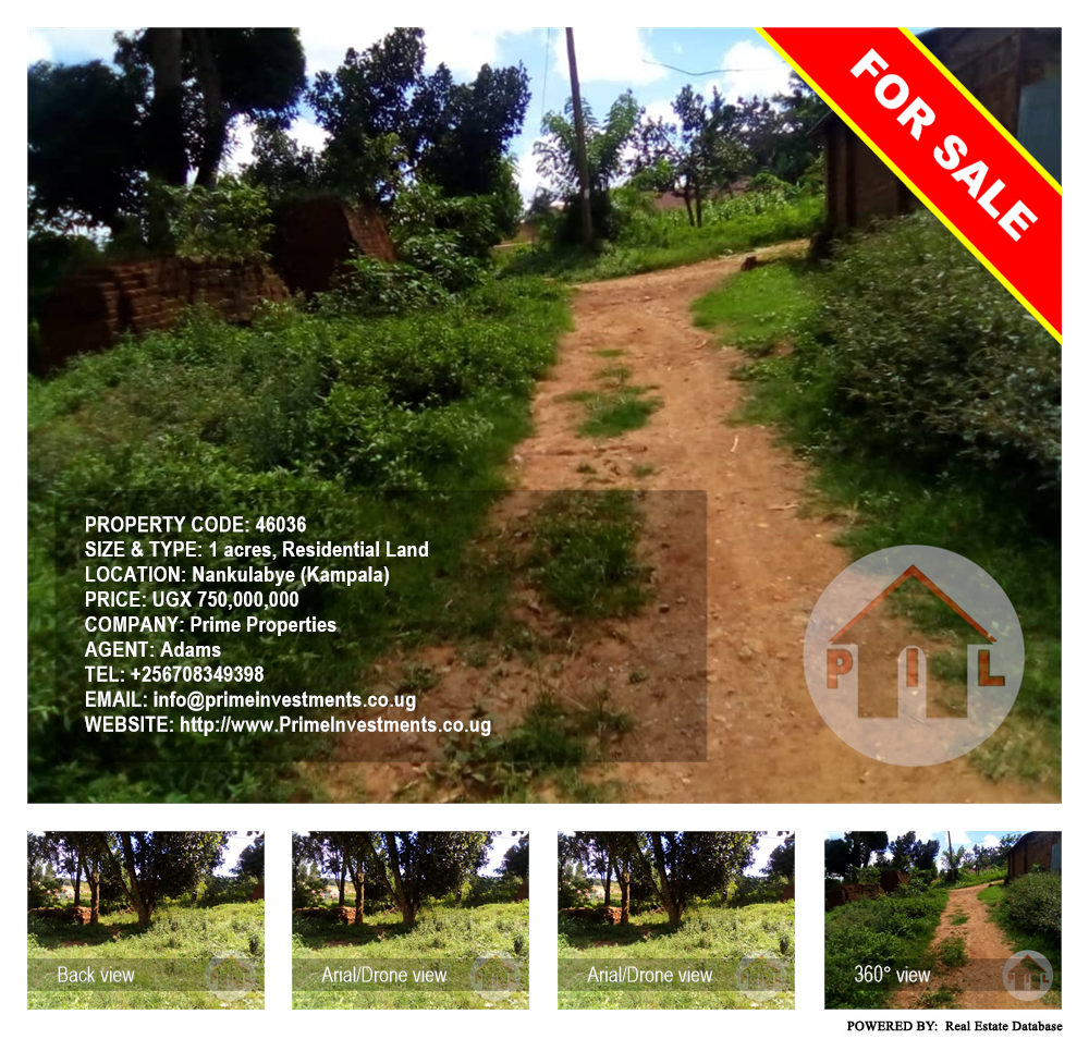 Residential Land  for sale in Nankulabye Kampala Uganda, code: 46036