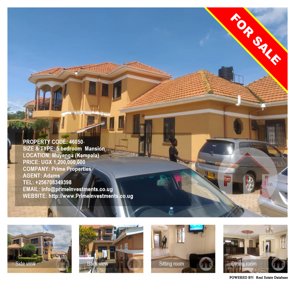 5 bedroom Mansion  for sale in Muyenga Kampala Uganda, code: 46050