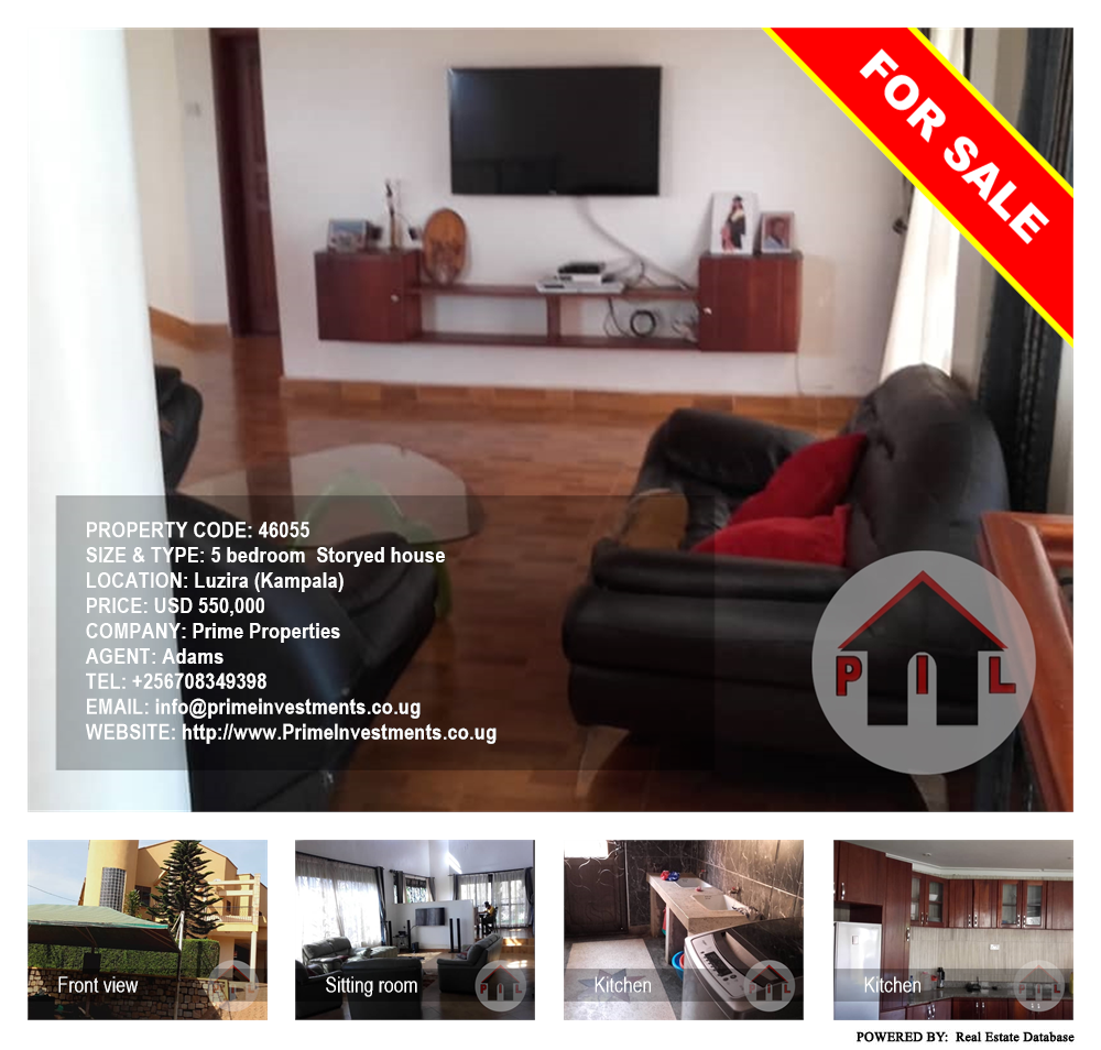 5 bedroom Storeyed house  for sale in Luzira Kampala Uganda, code: 46055