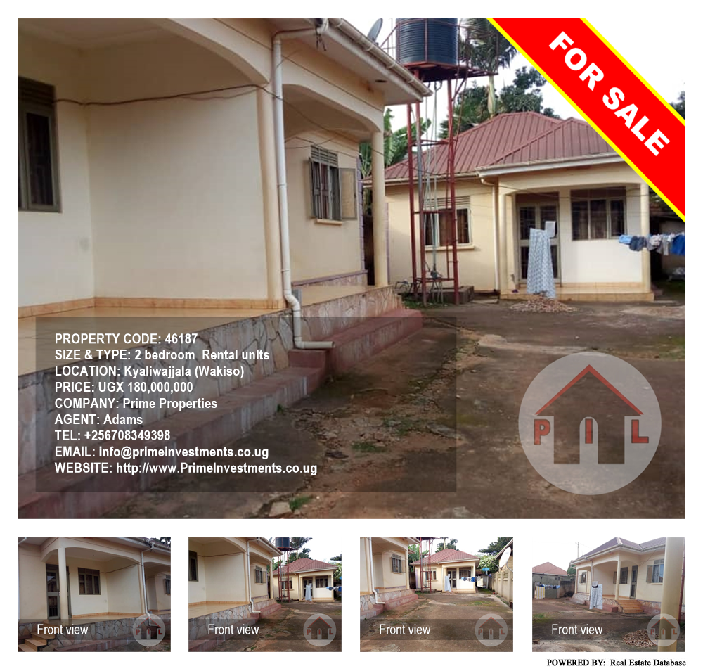 2 bedroom Rental units  for sale in Kyaliwajjala Wakiso Uganda, code: 46187