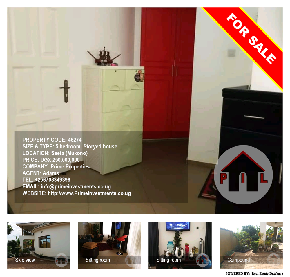 5 bedroom Storeyed house  for sale in Seeta Mukono Uganda, code: 46274