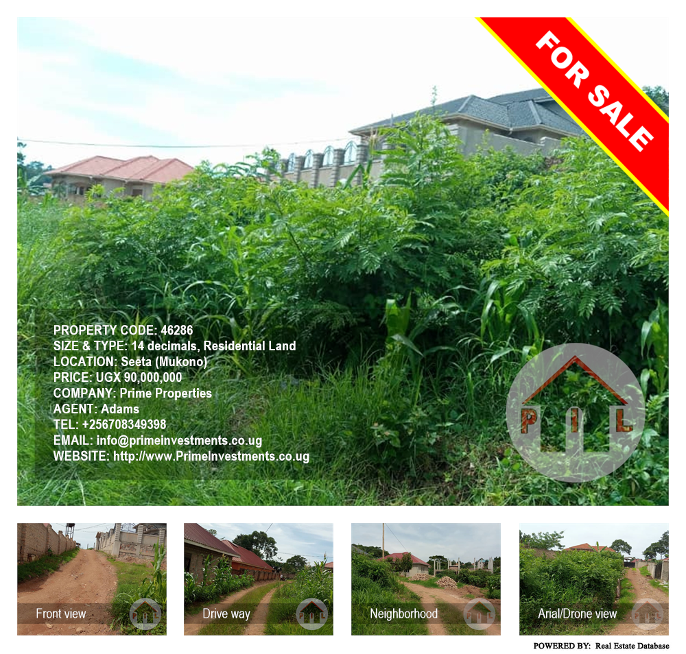 Residential Land  for sale in Seeta Mukono Uganda, code: 46286