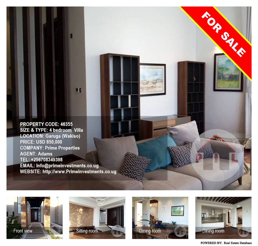 4 bedroom Villa  for sale in Garuga Wakiso Uganda, code: 46355