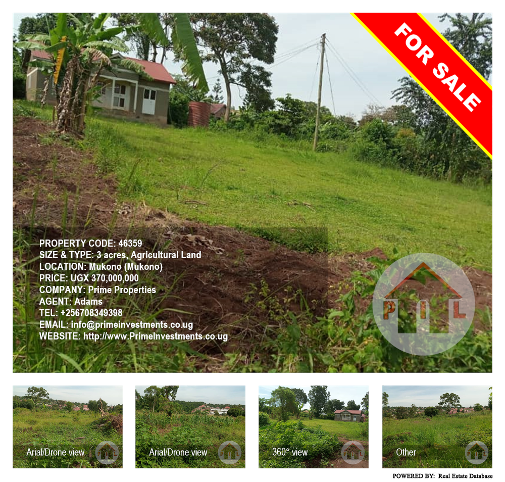 Agricultural Land  for sale in Mukono Mukono Uganda, code: 46359