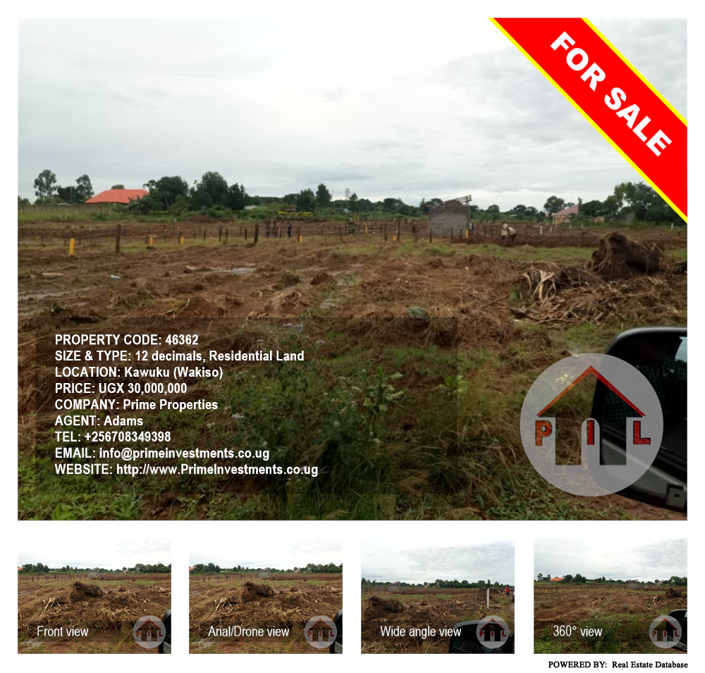 Residential Land  for sale in Kawuku Wakiso Uganda, code: 46362