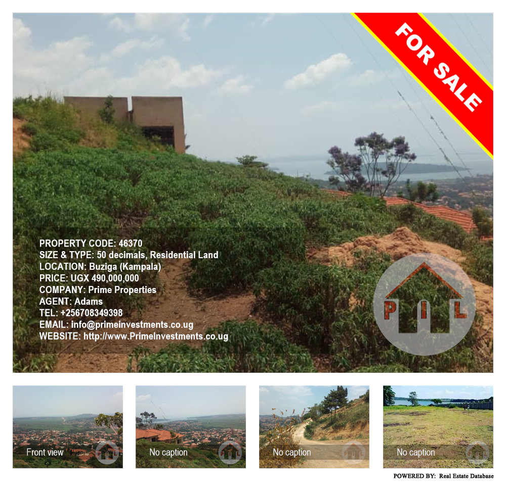 Residential Land  for sale in Buziga Kampala Uganda, code: 46370