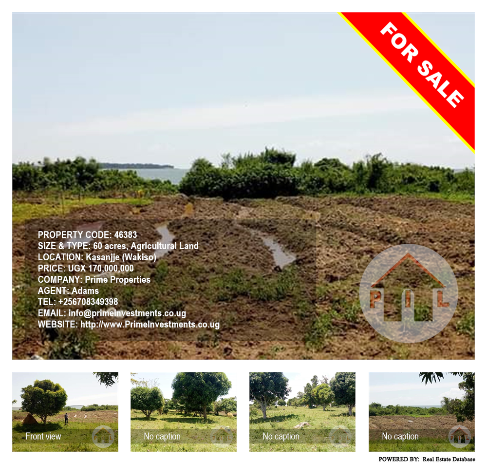 Agricultural Land  for sale in Kasanjje Wakiso Uganda, code: 46383